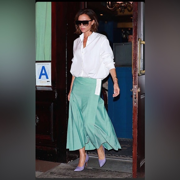 Brand New Victoria Beckham Dorothy pumps Lilac 6.5 (36.5) BNWOB - Picture 5 of 16